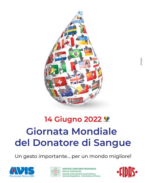 Giornata Mondiale Del Donatore Di Sangue AVIS Provinciale Parma