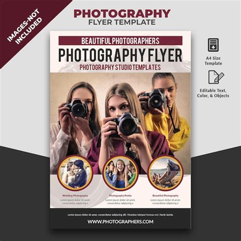 Photography Flyer Template Premium Ai Generated Psd