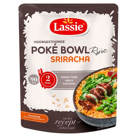 Lassie Pokébowl Rijst Sriracha Kant En Klaar Per Zakje 250 G