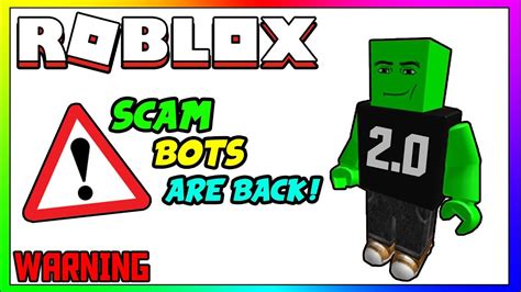 WARNING Roblox Scam Bots Are BACK Roblox Scam Bots YouTube