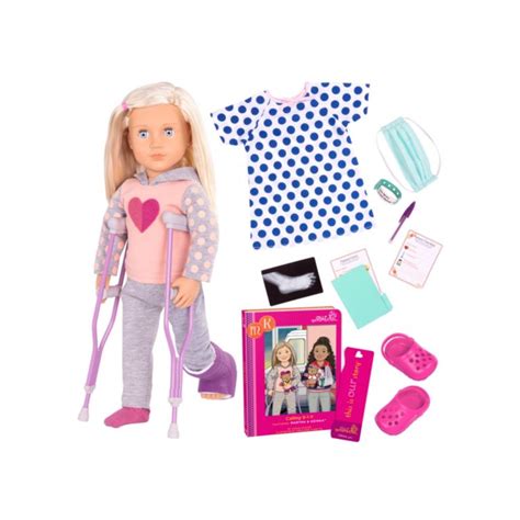 Buy Our Generation Doll Deluxe Doll Martha With Book 18inch Blonde Our Generation World