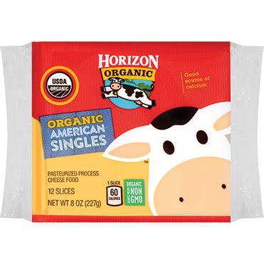 Horizon Organic American Cheese Singles Wholesale - Danone Food Service