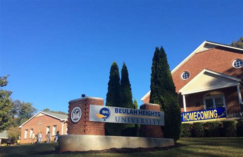 Campus Sign Beulah Heights University Inc