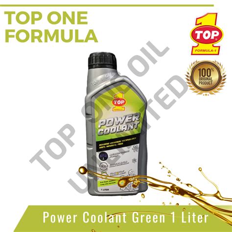 Top One Formula Long Life Radiator Power Coolant Green Liter