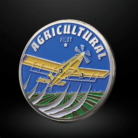 Agricultural Pilot Aviation Challenge Coin – Aviation Soul
