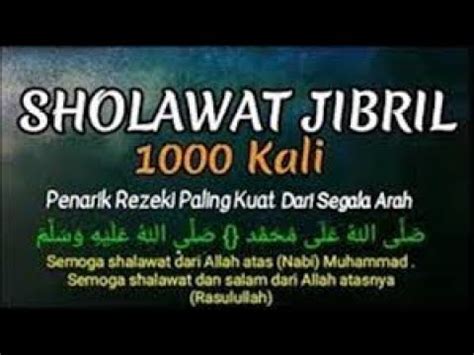 Live Streaming Sholawat Jibril Youtube