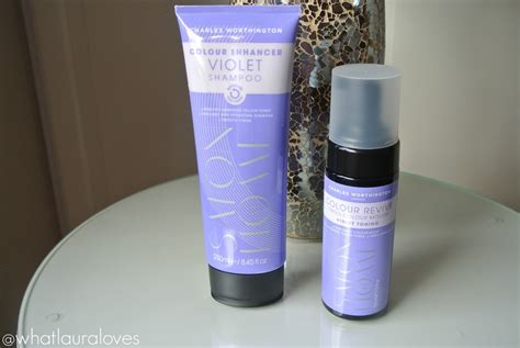 Charles Worthington Violet Shampoo & Toning Mousse | What Laura Loves