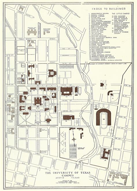 University Of Texas Austin Campus Map