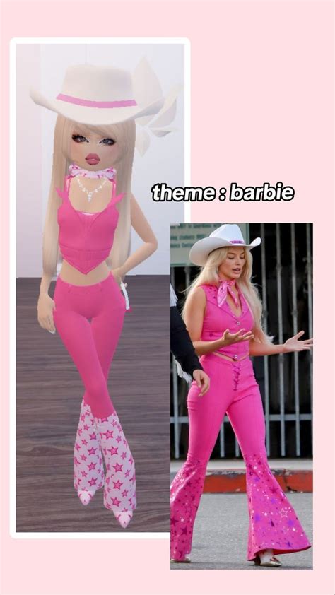 Dress To Impress In 2024 Dress To Impress Barbie Dress Themed Outfits