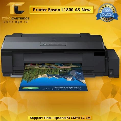 Jual Printer Epson L1800 A3 Photo Ink Tank Borderless A3 6 Color New