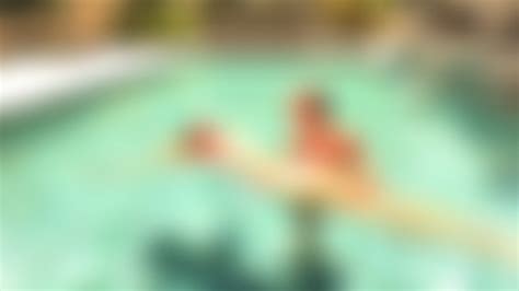 Hot Babes Tease Each Other In The Swimming Pool Until They Carry It On To The Living Room S