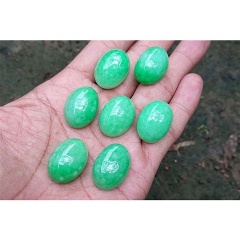 Jual BATU GIOK BURMA BIRMA JADEITE JADE TYPE C ASLI BATU NATURAL Kab