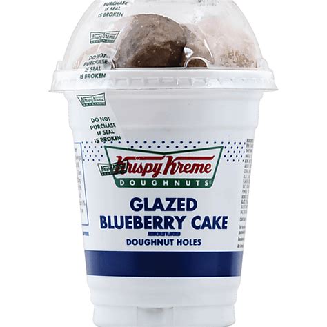 Krispy Kreme Doughnut Holes Glazed Blueberry Cake 4 8 Oz Donuts