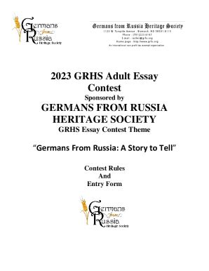 Fillable Online Conventions Germans From Russia Fax Email Print