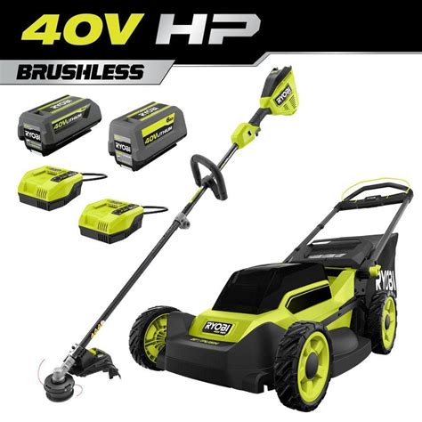 Ryobi Volt Hp Brushless In Cordless Battery Walk Behind Push