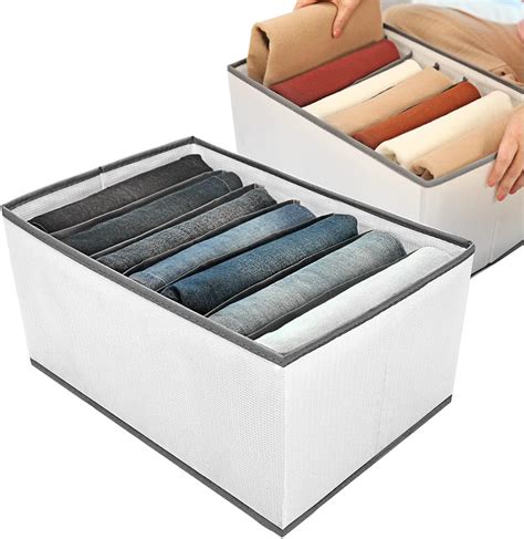 2 Stück Schrank Organizer Kleiderschrank Kleidung Aufbewahrung 7