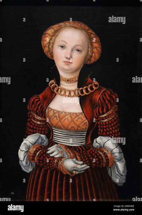 Portrait Of A Woman By German Renaissance Painter Lucas Cranach The