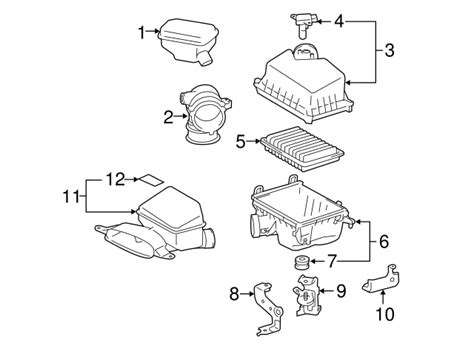 Toyota Camry Air Filter Housing V Oem Parts Online