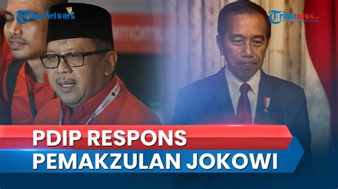 Video REAKSI Sekjen PDIP Hasto Soal Isu Pemakzulan Jokowi Ungkap