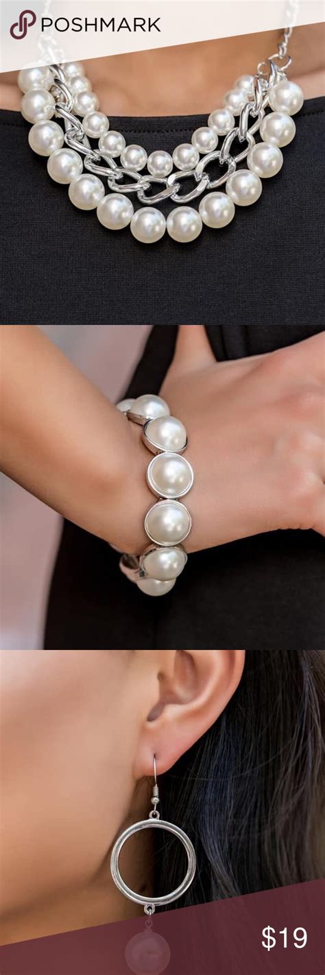 Paparazzi Pearls Fashion Fix Exclusive Set Pearls Paparazzi