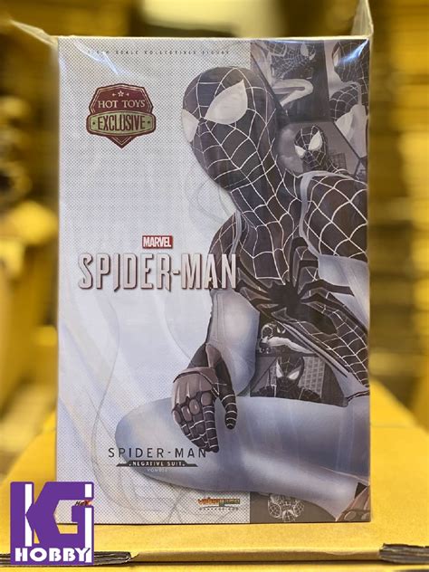 Hot Toys Vgm Marvel S Spider Man Negative Suit New Arrival Kghobby Toys And Models Store