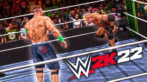 WWE 2K22 John Cena Vs Goldberg YouTube