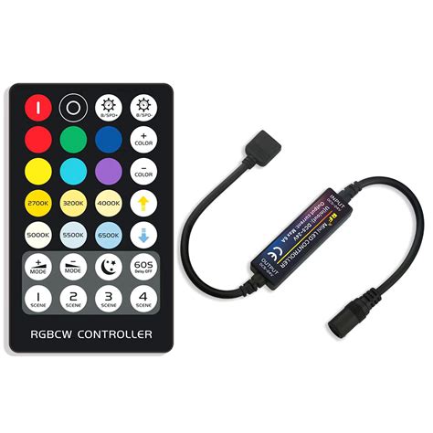 Controlador Rf Mini Tira Led Rgb Cct Mando Ledbox