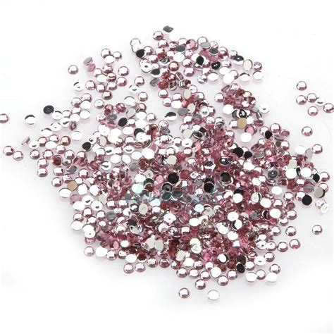 2000pcs Crystal Flatback Acrylic Rhinestones Beads For Nail Art Repair