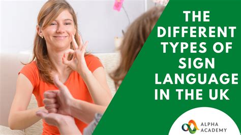 The Different Types Of Sign Language In The Uk Alpha Academy Blog