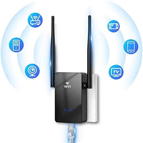 Repetidor WiFi 300Mbps Amplificador Señal WiFi 2 4GHz Extensor de Red