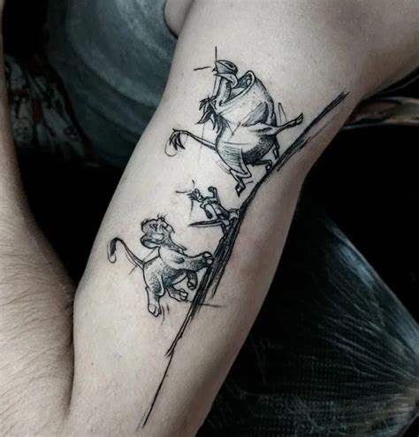 Striking Hakuna Matata Tattoos To Lean Back On For Nostalgia