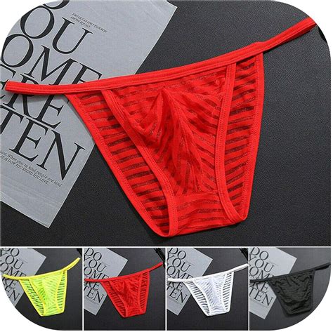 Looove Mens Sexy Underwear G String Pants Boys Thongs Boxer Briefs