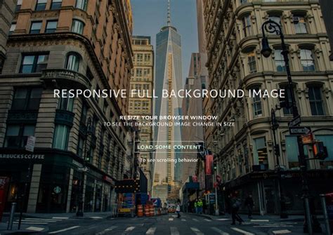 How To Create A Responsive Background Image With CSS Guide