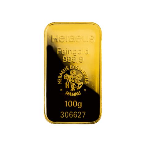 Heraeus Gramm Goldbarren Gold Co