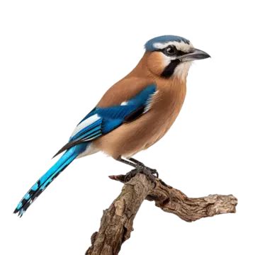 The Eurasian Jay Against A Relaxed Copy Feathers Bird Wings Png