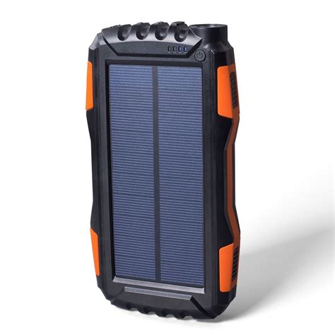 Easyacc Solar Power Bank Mah Ip Waterproof Powerbank Portable