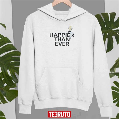 Happier Than Ever Billie Eilish Merch Unisex T-Shirt - Teeruto