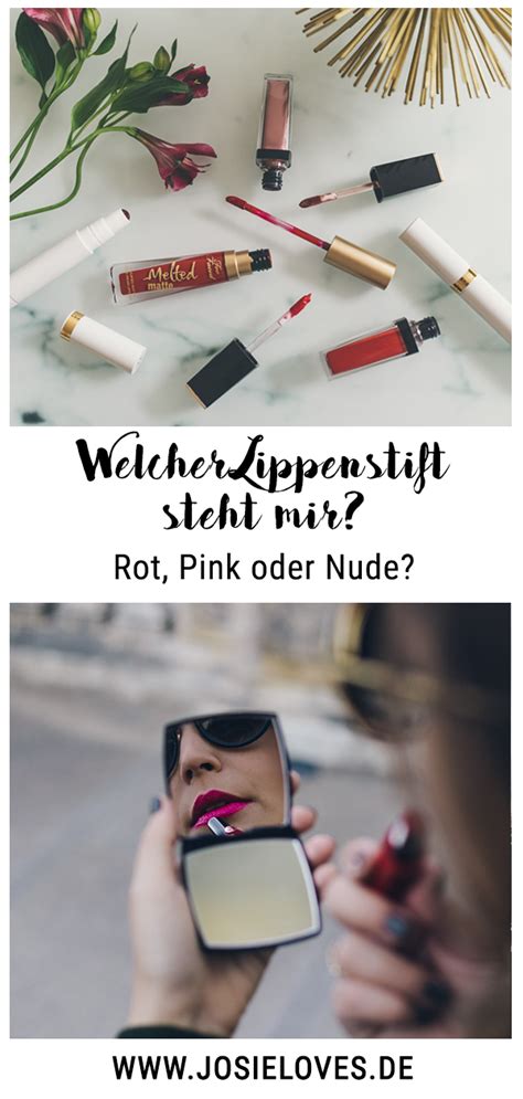 Rot Pink Nude Welcher Lippenstift Steht Mir Lippenstift Lippenstift Richtig Auftragen