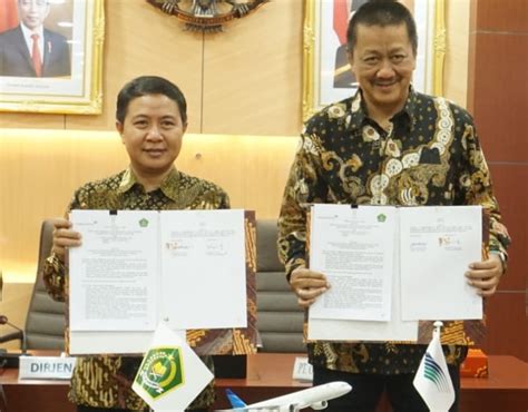 Teken Kontrak Garuda Indonesia Siap Terbangkan Jemaah Haji