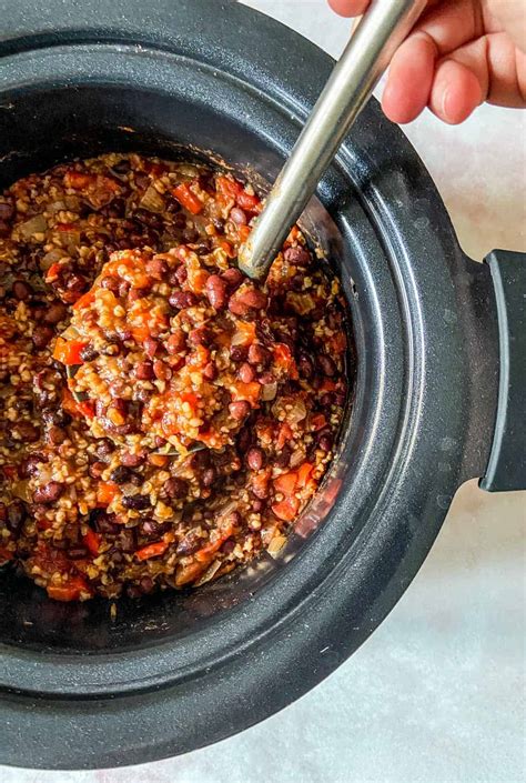 Slow Cooker Black Bean Chili This Healthy Table