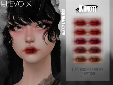 Second Life Marketplace ~kimoti~ Nikko Lipgloss Lel Evo X