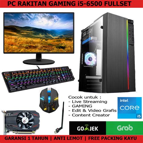 Jual Cpu Komputer Pc Rakitan Gaming Video I Gtx Ti Gb Ram