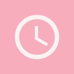 Aesthetic clock icon pink - Tech Men