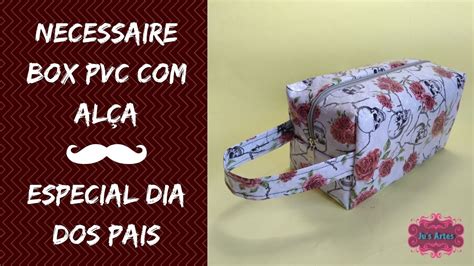 Necessaire Box PVC Alça YouTube