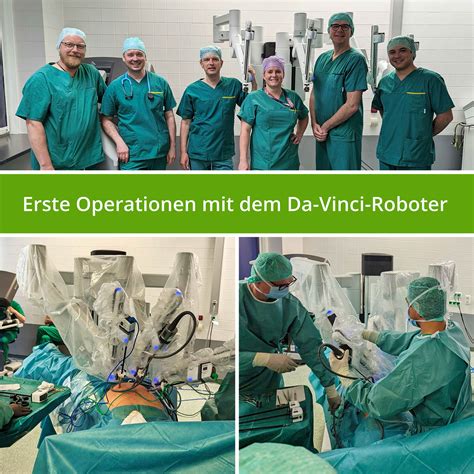 Erste Operationen Mit Dem Da Vinci Roboter