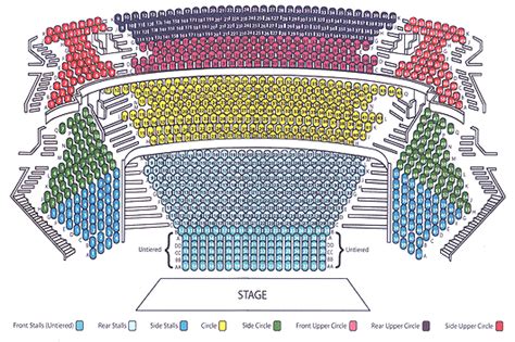 Wycombe Swan Theatre, High Wycombe | Seating Plan, view the seating chart for the Wycombe Swan ...