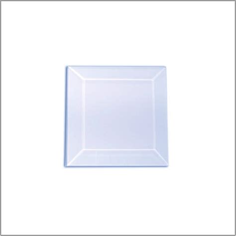 2" Blue Square Bevel - Franklin Art Glass