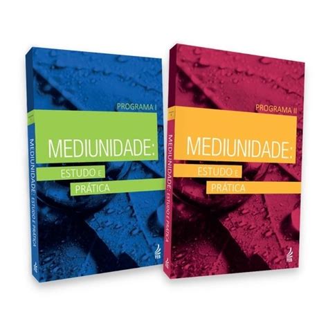 Kit Mediunidade estudo e prática 2 volumes EDITORA FEB