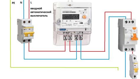 Однофазный электронный электросчетчик схема подключения