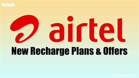 Airtel Recharge Plan Unlimited Calling And Data Nayag Spot